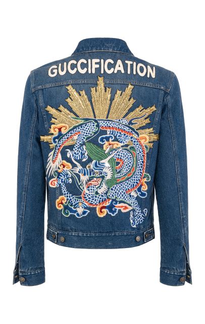 gucci giubbotto jeans|Gucci jeans for women.